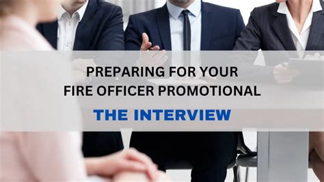 Fire Officer Promotional: The Interview - Couch Courses