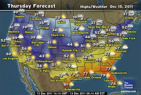 Usa Today Weather Map Temperatures | Kinderzimmer 2018