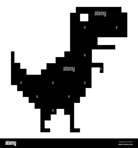 Sticker with dinosaur game Black and White Stock Photos & Images - Alamy