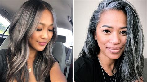 'Gray Blending' Is the Gorgeous New Way to Transition Your Hair | Glamour