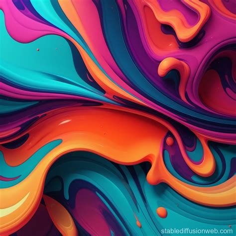 Fluid Abstract Art for 4K Wallpaper | Stable Diffusion Trực tuyến