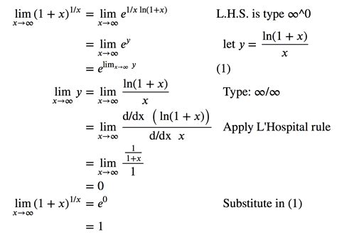 A Gentle Introduction to Indeterminate Forms and L’Hospital’s Rule ...