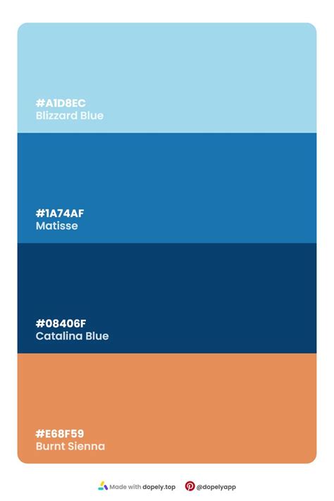 an orange, blue and green color scheme with the words raddec blizzard blue