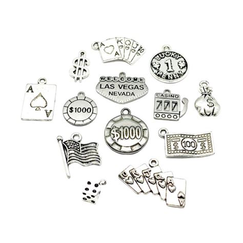 Ultimate Las Vegas Charms Bundle, Large Charm Bulk Lot, Travel Charms ...