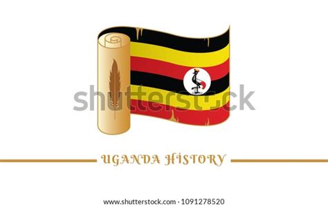 Uganda Flag Uganda History Stock Vector (Royalty Free) 1091278520 ...