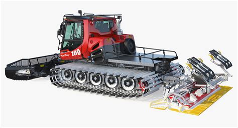 Snow pistenbully 100 snowcat 3D model - TurboSquid 1401240