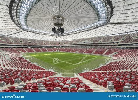 Presentation of the Stadium Roof Editorial Stock Photo - Image of curve ...