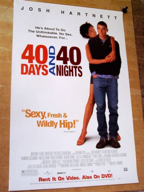 40 Days and 40 Nights Movie Poster 27x40 used – Mason City Poster Company