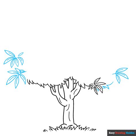 How to Draw a Mango Tree - Really Easy Drawing Tutorial