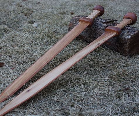 Wooden Gladius Swords - Instructable build Wood Projects For Beginners, Fun Projects, Project ...