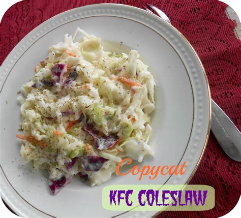 The Better Baker: Homemade Copycat KFC Coleslaw