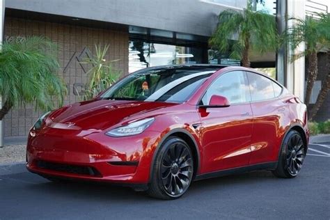 2020 Tesla Model Y, Red Multi-coat With 11650 Miles Available Now ...