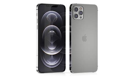 Apple iPhone 12 Pro Max Graphite 3D model | CGTrader