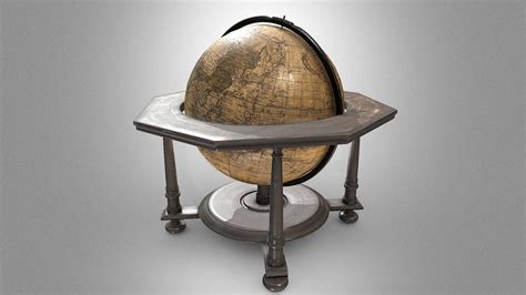 Earth globe - Download Free 3D model by Virtual Museums of Małopolska (@WirtualneMuzeaMalopolski ...