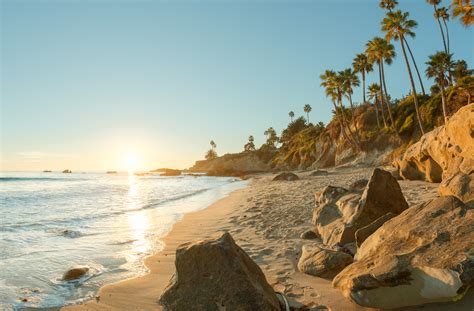 Laguna Beach Sunset : Beach Victoria Tower Sunset California Laguna Usa Sea Evening Landscape ...