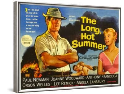 'The Long, Hot Summer, UK Movie Poster, 1958' Print | AllPosters.com