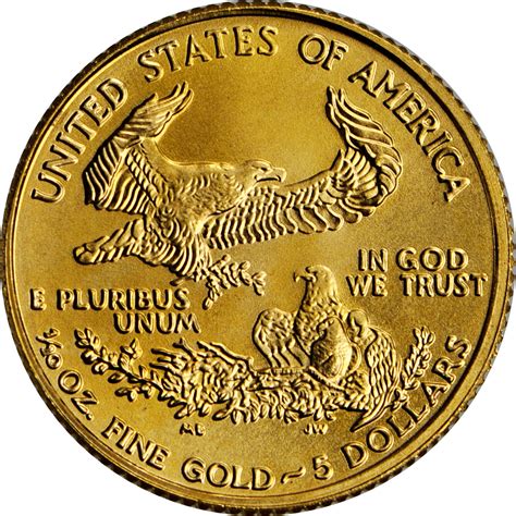 Value of 1992 $5 Gold Coin | Sell .10 OZ American Gold Eagle