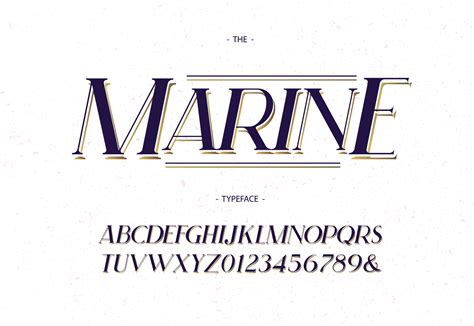 Marine vector font elegant italic style 7654076 Vector Art at Vecteezy