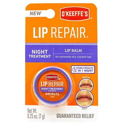 O'Keeffe's Lip Repair Night Treatment - Walmart.com - Walmart.com