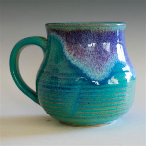 Large Coffee Mug 17 oz handmade ceramic cup coffee by ocpottery