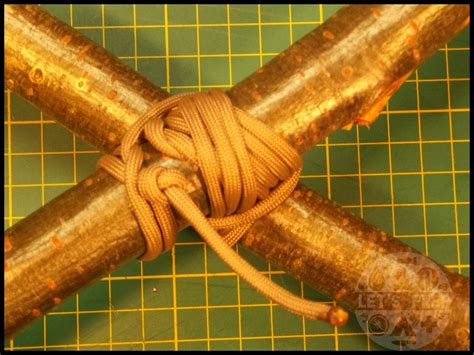 Quick Skills #5: How to Tie Lashings - Pt.2 Diagonal Lashing : 7 Steps (with Pictures ...