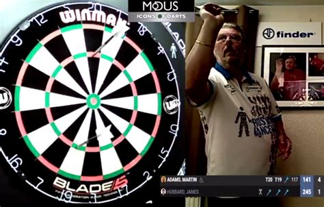 VIDEO: Martin Adams Hits 9-Darter During Icons of Darts 2020 ...