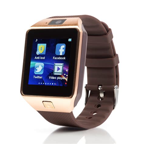 TechComm DZ09 Smart Watch with 0.5MP Camera Bluetooth GSM for Android ...