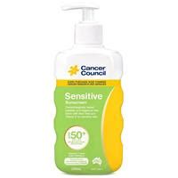 Cancer Council SPF 50+ Sensitive Pump 200ml - Black Box Product Reviews