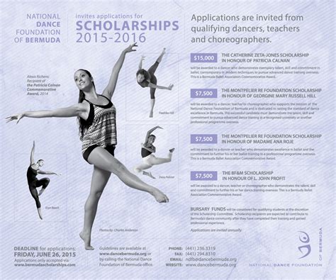 2015 National Dance Scholarships Available - Bernews