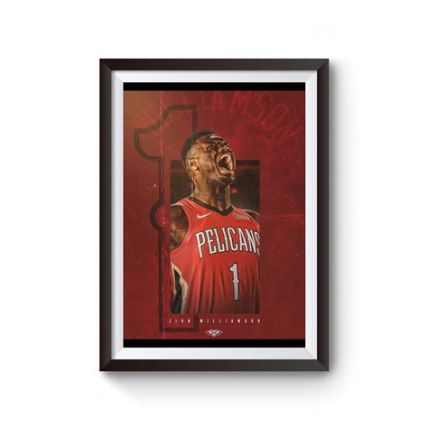 Zion Williamson Nba Poster