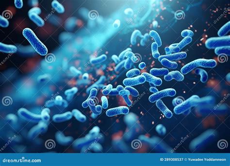 Bacteria Bacterium Blue Color Stock Illustration - Illustration of aigenerated, epidemic: 289308537