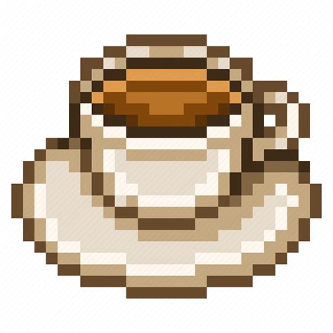 Coffee, pixelart, cup, 8bit, cafe, hot coffee, espresso icon - Download ...