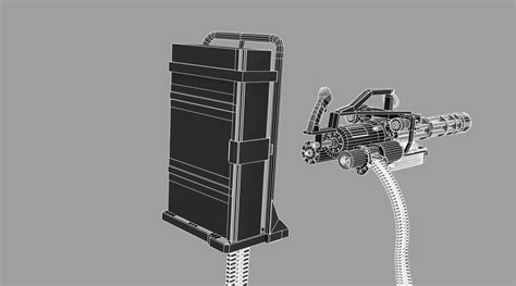 Denis Galayko - MINIGUN M134 with ammunition backpack