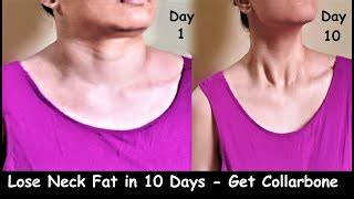 Get Rid Of Double Chin Easy Jawline Face Exercise To Reduce Face Fat Look Slim Remove Neck Fat ...