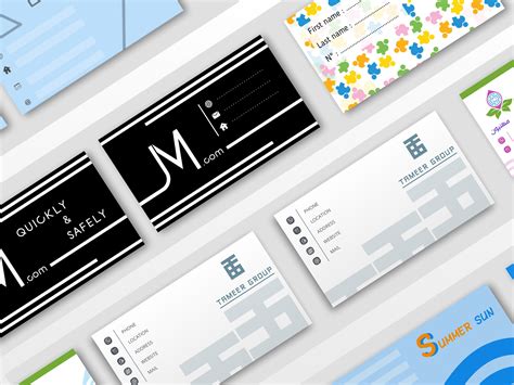 Business cards design by Youssef Mizani on Dribbble