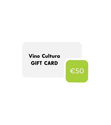 Vino Cultura Gift Card - €50