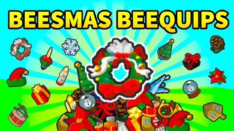 Every Beesmas Beequip in Bee Swarm Simulator, How to get Beesmas beequips in bee swarm simulator ...