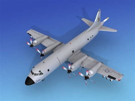 orion lockheed p-3 navy 3d model