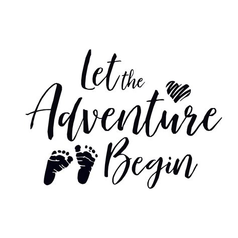 Let the Adventure Begin Baby Announcement - Etsy