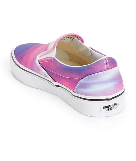 Vans Sunset Purple Slip-On Shoes | Zumiez