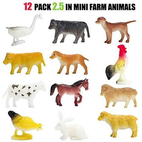 Playsets Large Farm Animals Figures, Realistic Simulation Jumbo Plastic ...