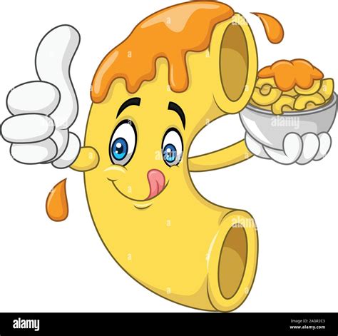 Macaroni and Cheese Cartoon Character Stock Vector Image & Art - Alamy