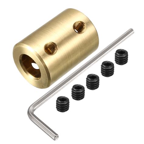 6mm to 8mm Copper DIY Motor Shaft Coupling Joint Adapter f Electric Car ...