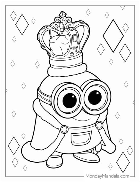 Coloring Pages Minions Bob