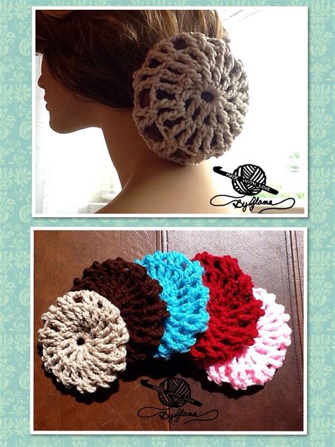 Crochet hair accessories, Crochet snood, Crochet ear warmer