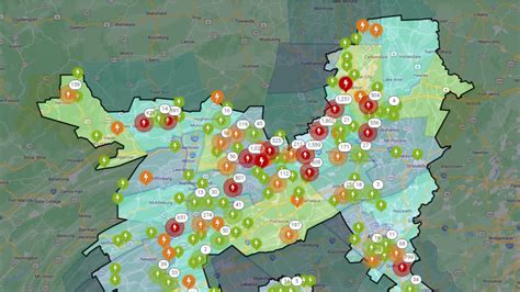 Power outages impact thousands across PA