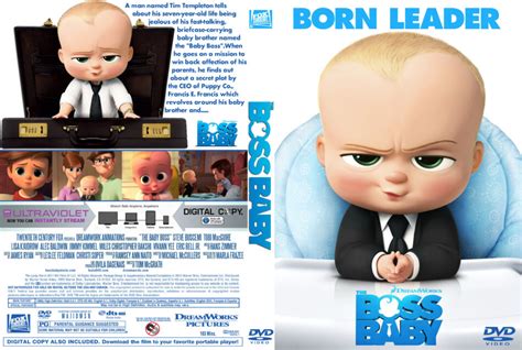 Boss Baby dvd cover (2017) R0 Custom