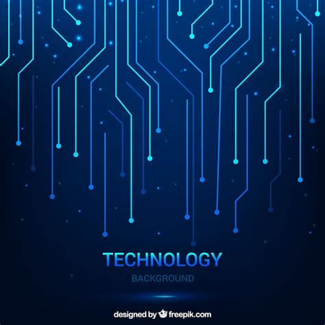 Free Vector | Technological background with lines