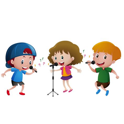 Dance Singing Clip art - Vector singing children png download - 2100*2100 - Free Transparent png ...