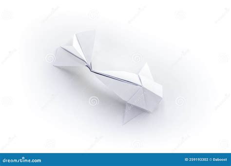 Paper Fish Origami Isolated on a White Background Stock Illustration - Illustration of craft ...